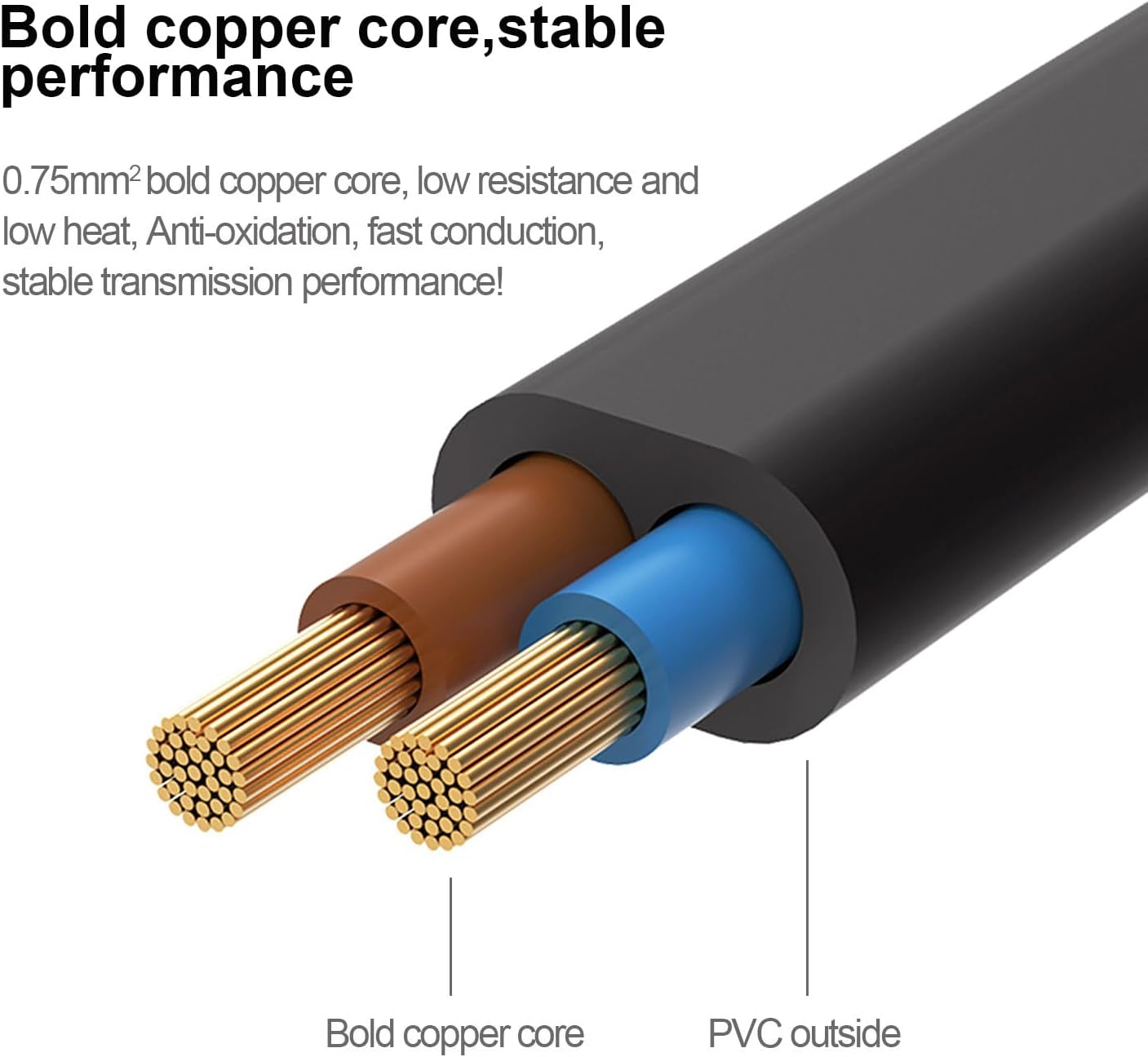Thumbnail 3 de 3M Figure 8 Power Lead 3m for TVs