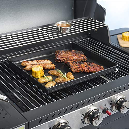 Detalle de Durandal Selection Plaque Barbecue 1.5 litres – Plaque cuisson BBQ antiadhésive pour four
