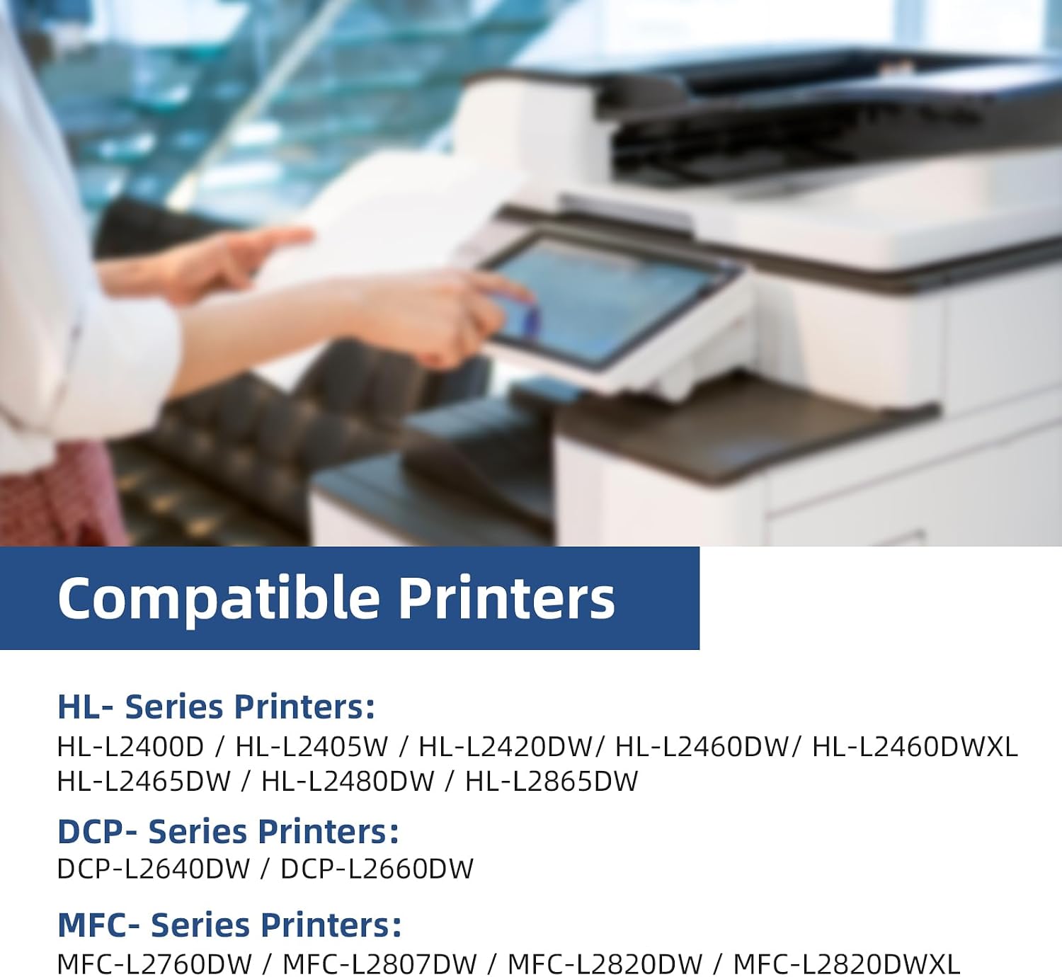 Detalle 2 de Skydo TN830XL Black Toner Cartridges, 2-Pack, Smart Chip, Up to 3,000 Pages
