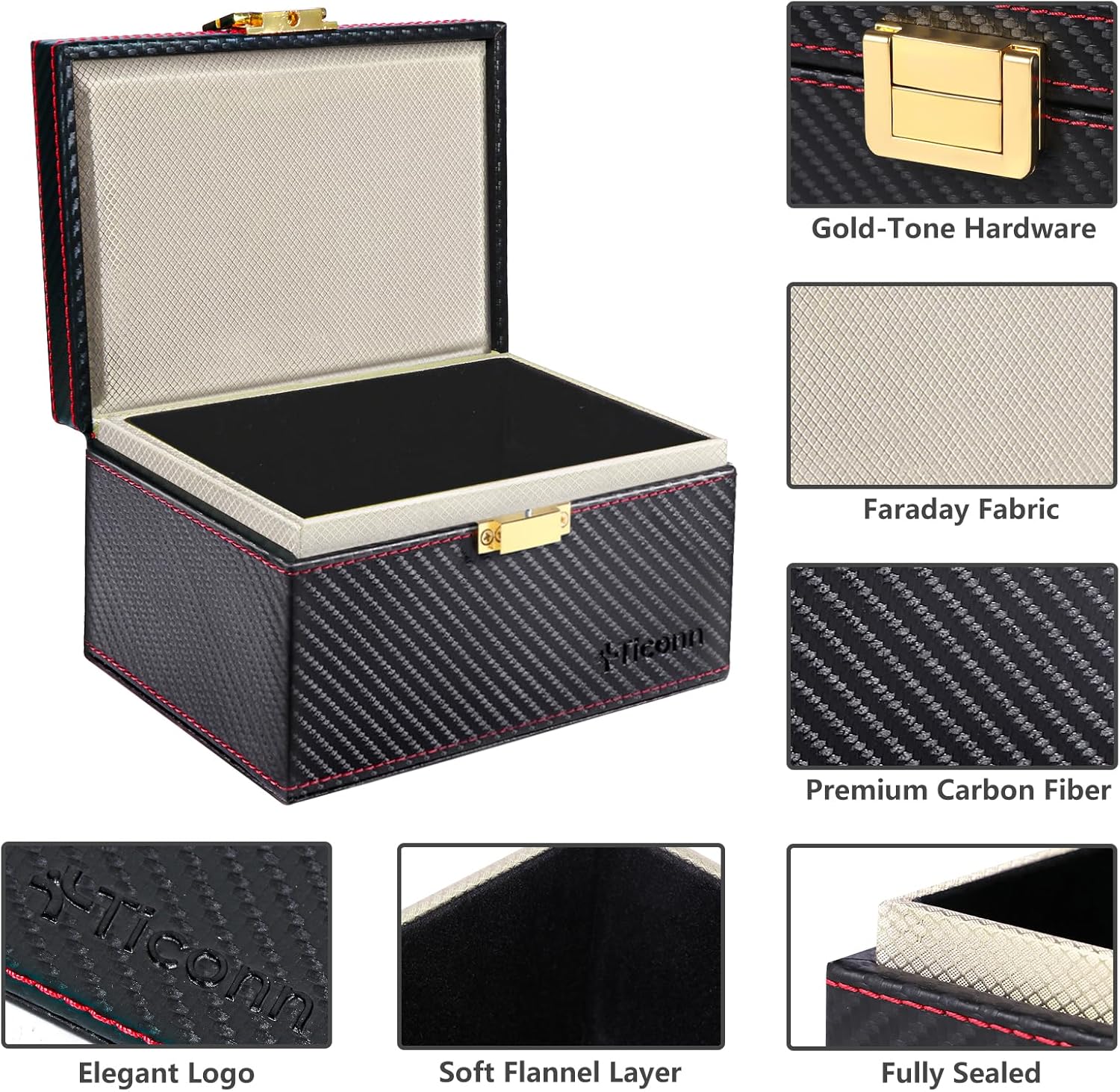 Detalle de TICONN Faraday Box