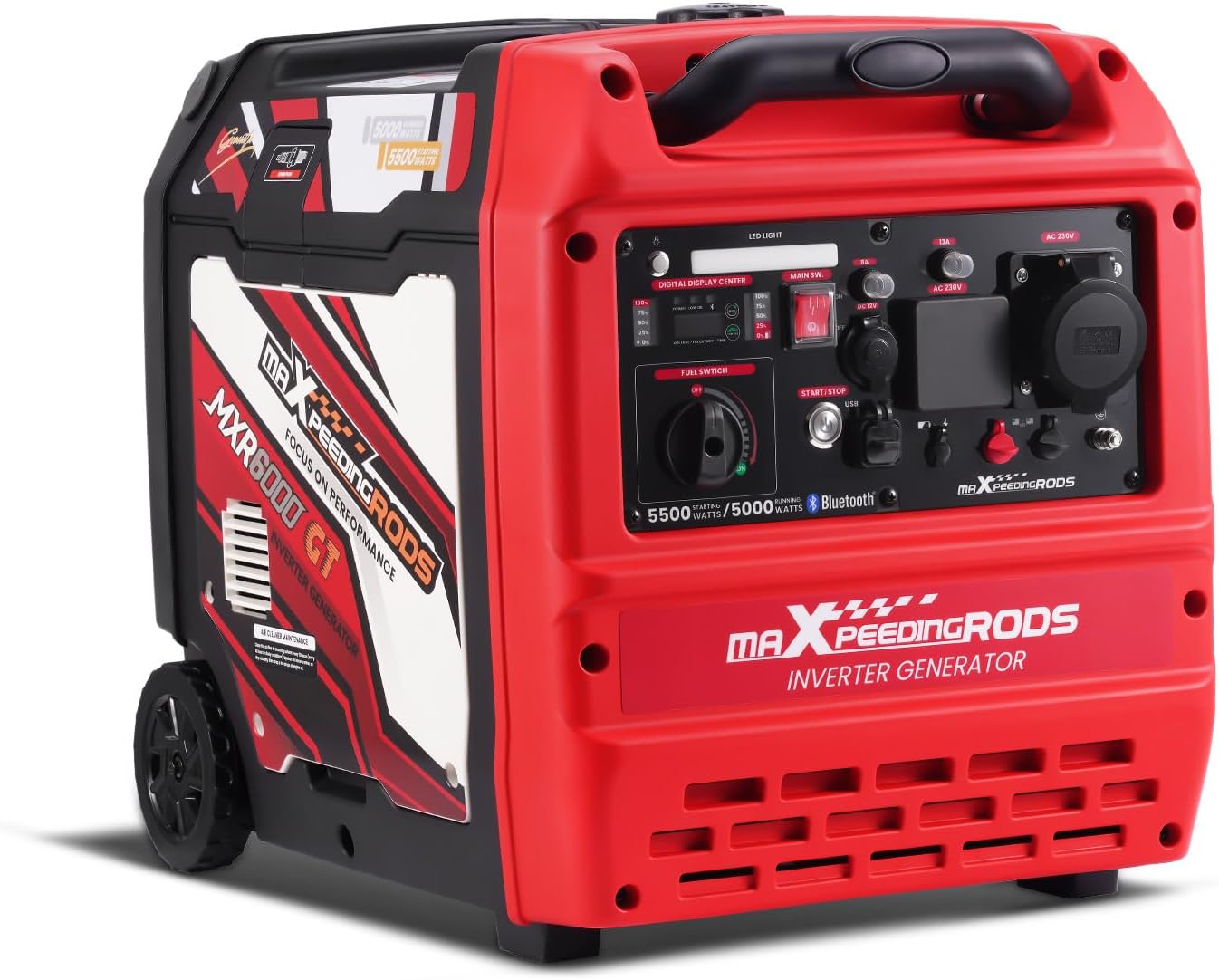 Detalle de maXpeedingrods 2000W portable inverter generator for camping ⛺