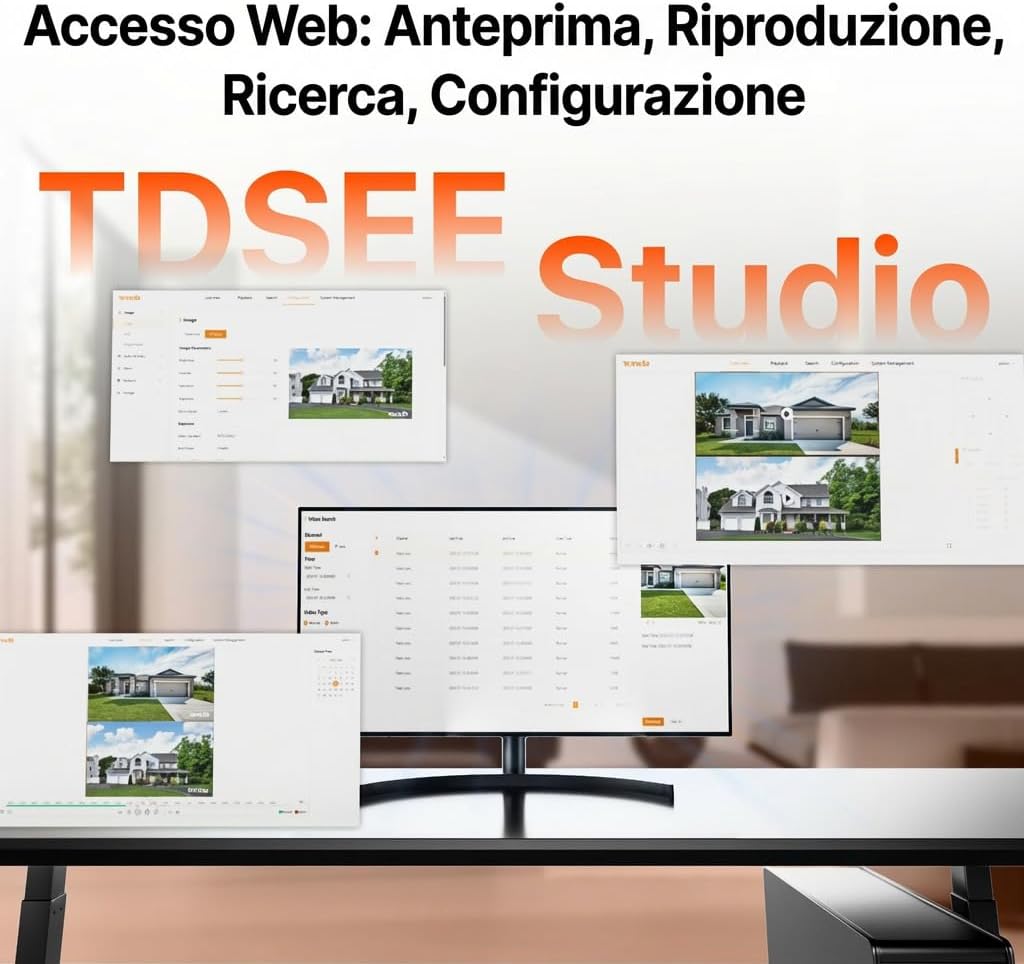 Thumbnail 4 de Tenda Telecamera di Sorveglianza Esterno 5MP+5MP con AI e Visione Notturna a Colori, WiFi IP65