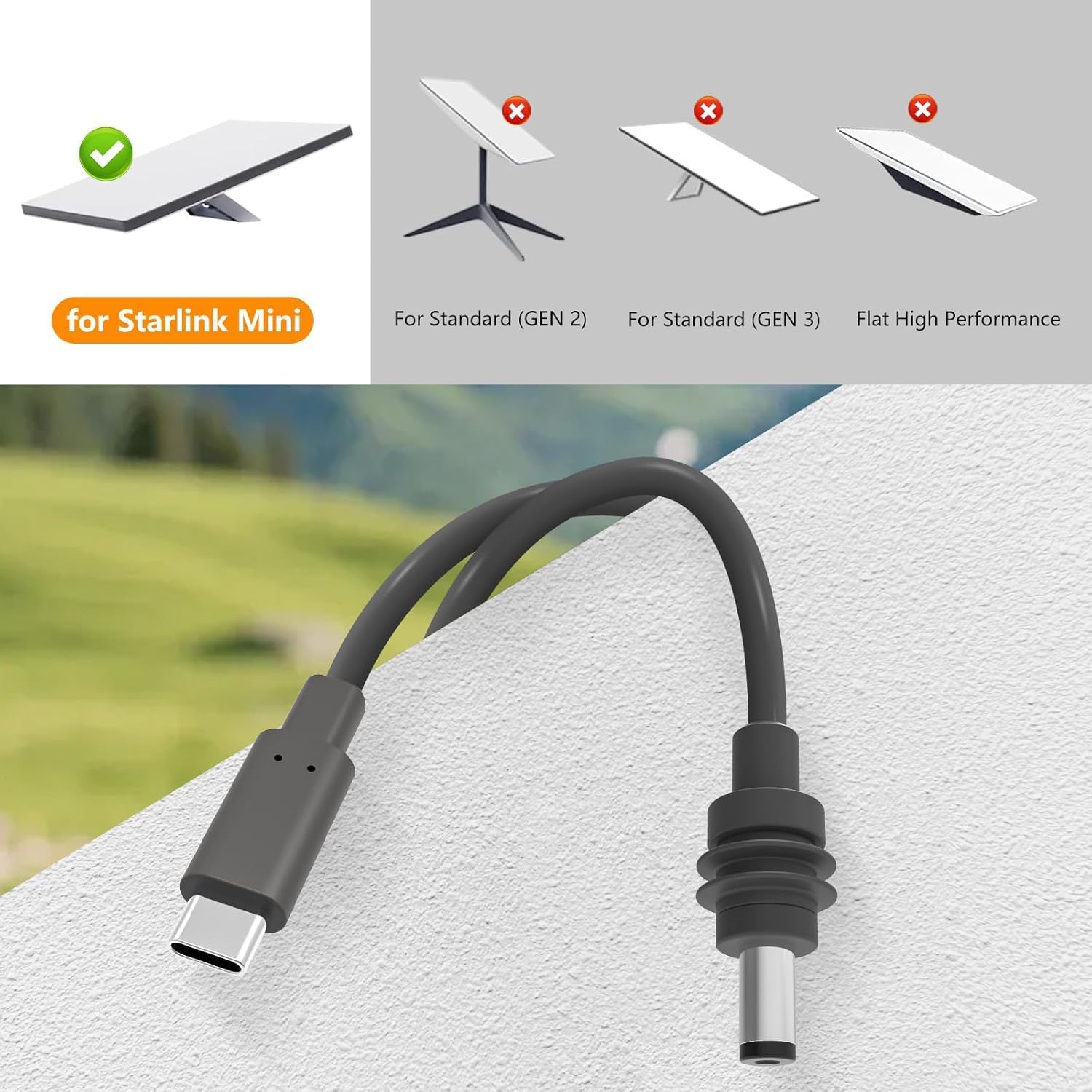 Thumbnail 1 de Starlink Mini Cable 5m USB-C to DC 100W