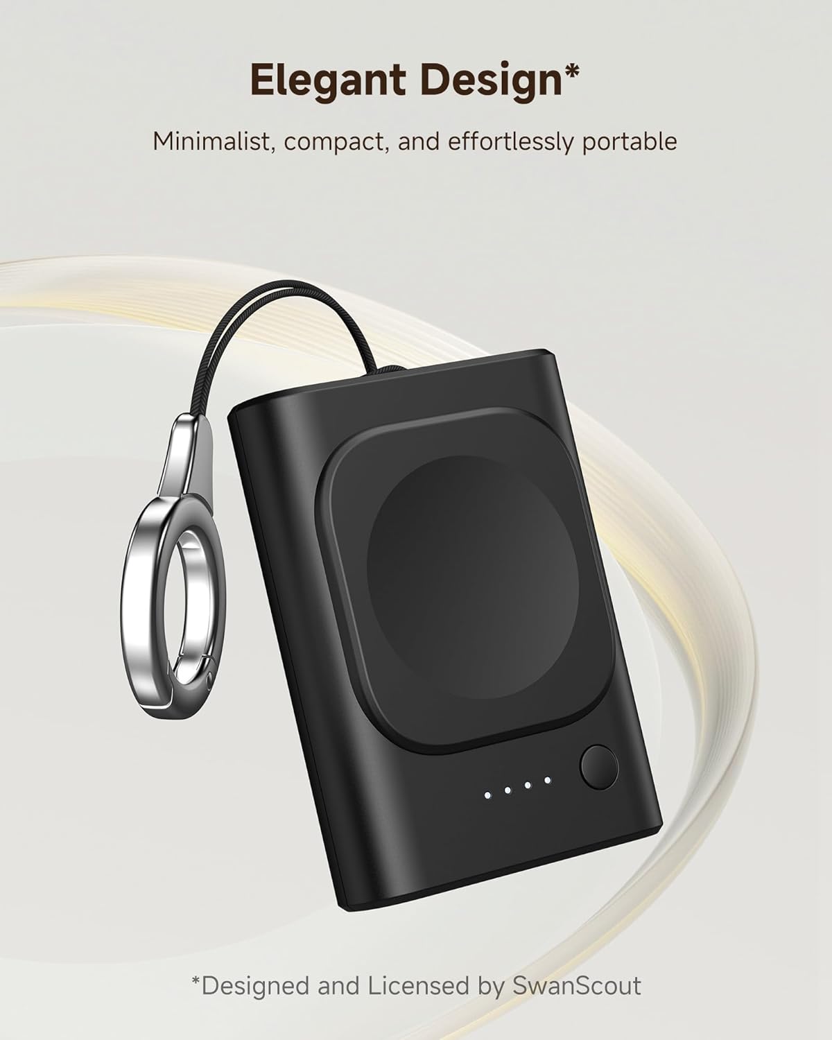 Thumbnail 4 de Phelinta caricatore portatile magnetico per Galaxy Watch con batteria da 1800 mAh (compatibile con Watch 8/7/6/5/4 e Active 2)