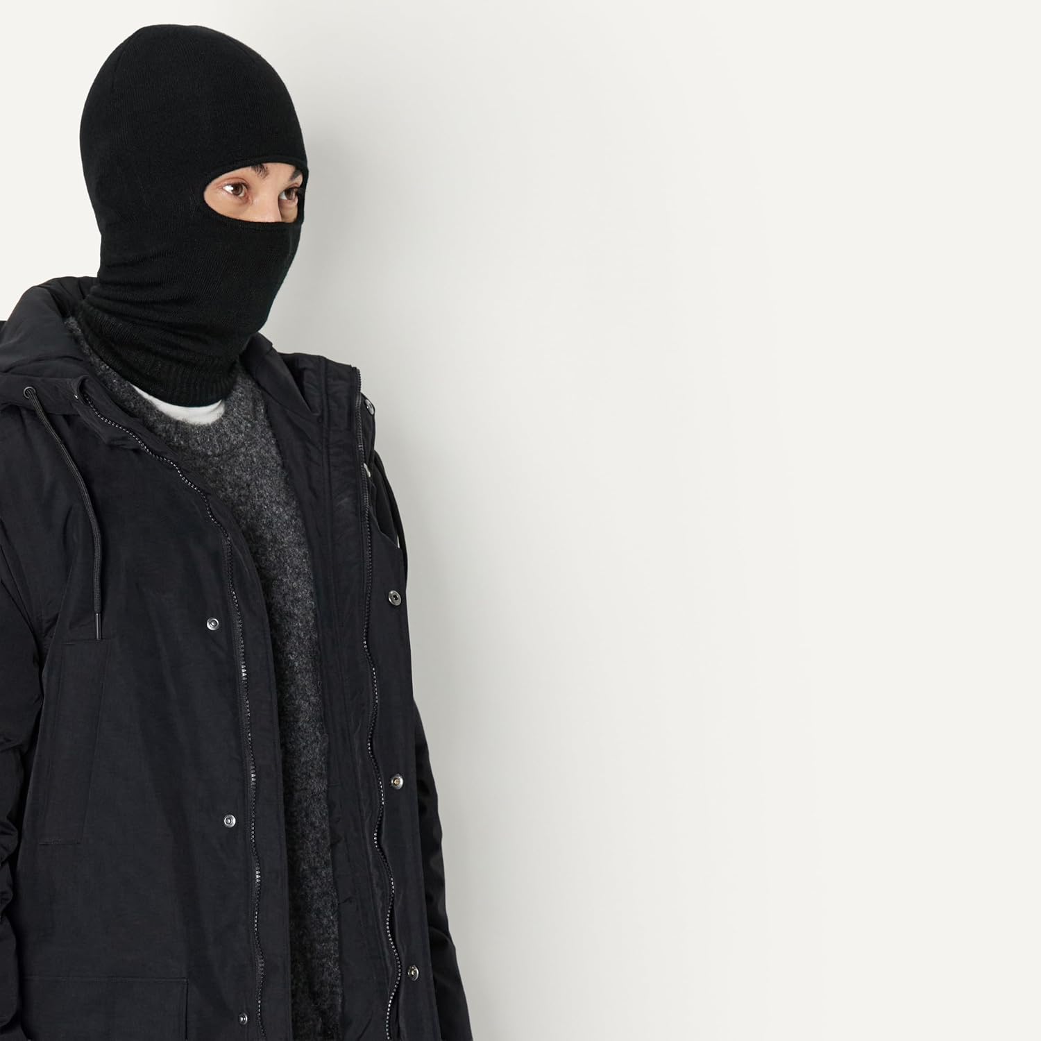Detalle de Amazon Essentials Men’s Ski Balaclava (Hooded Winter Mask) for Cold-Weather Protection