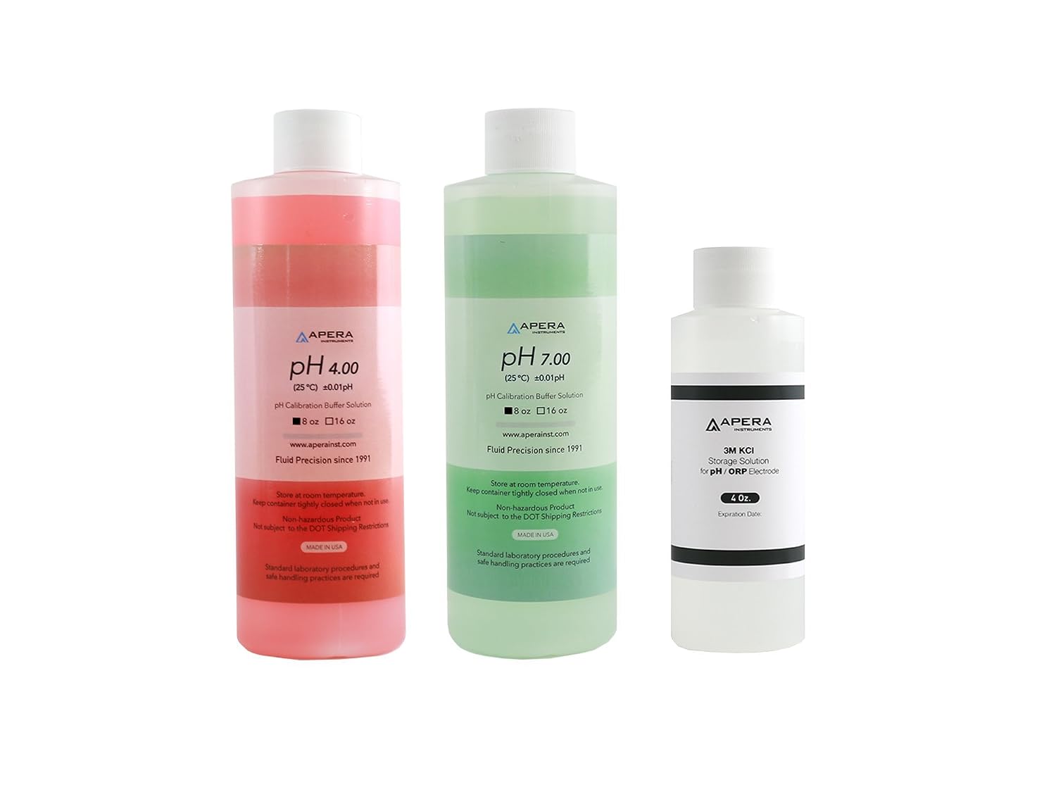 Detalle de Apera Instruments pH calibration buffer kit, 8 oz bottles
