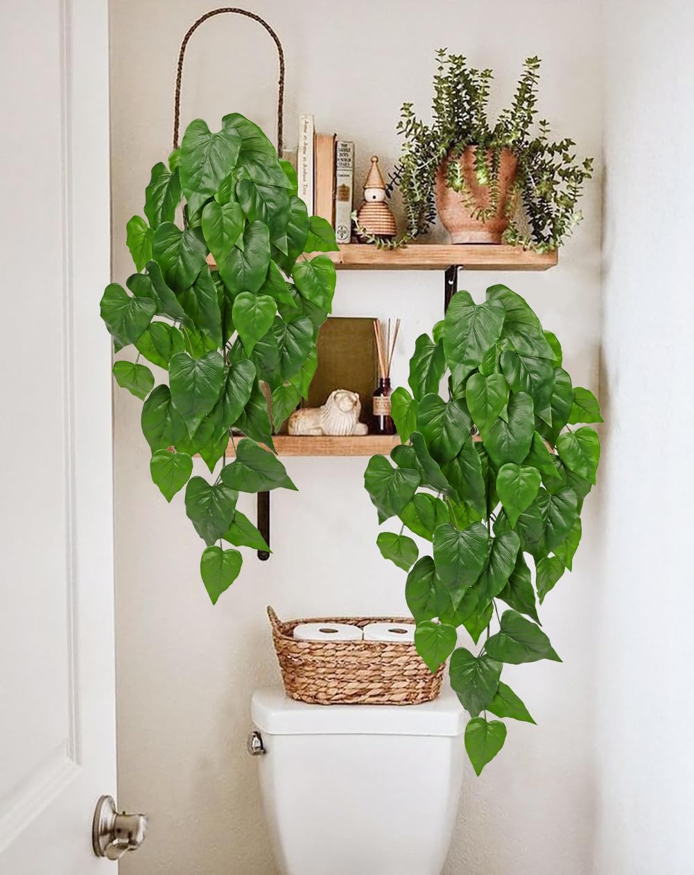 Thumbnail 5 de Briful 2PCS Künstliche Hängepflanze Anthurium