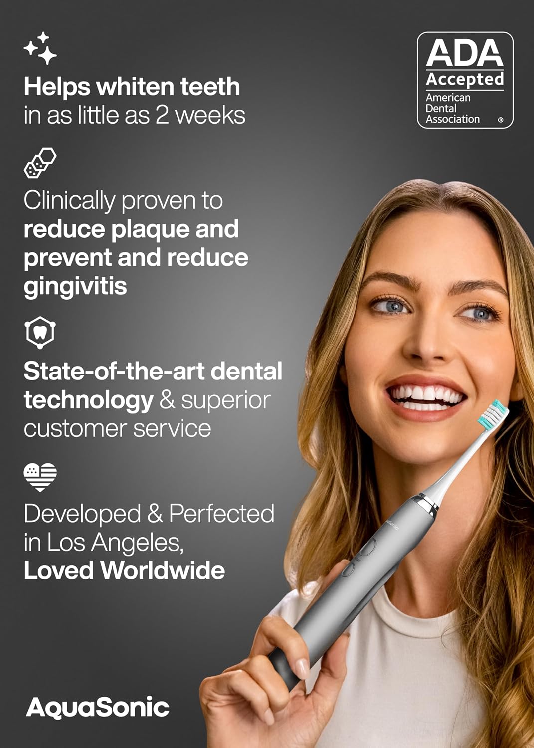 Thumbnail 5 de Aquasonic Vibe Series Ultra Whitening Toothbrush 40,000 VPM
