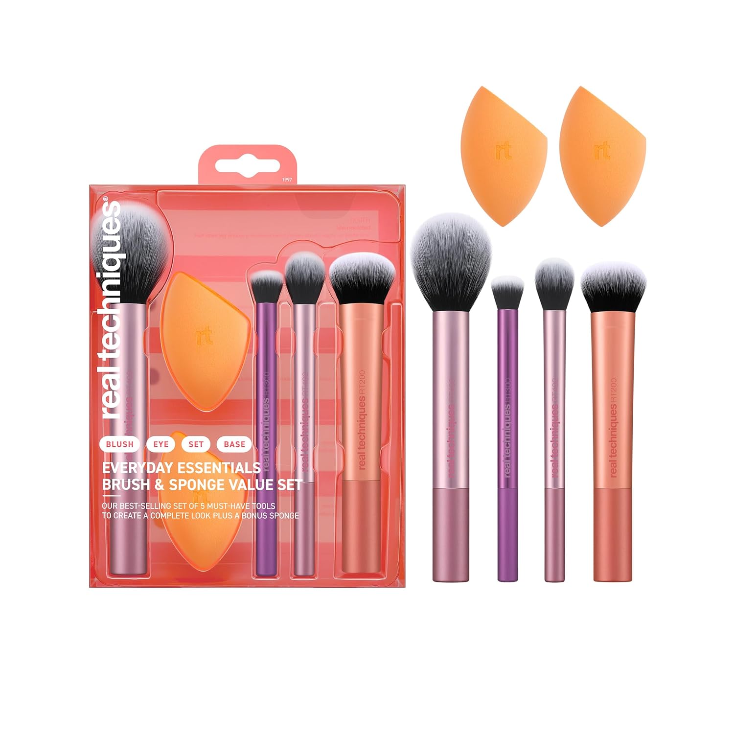 Detalle de Real Techniques 6-Piece Makeup Brush Set ๐