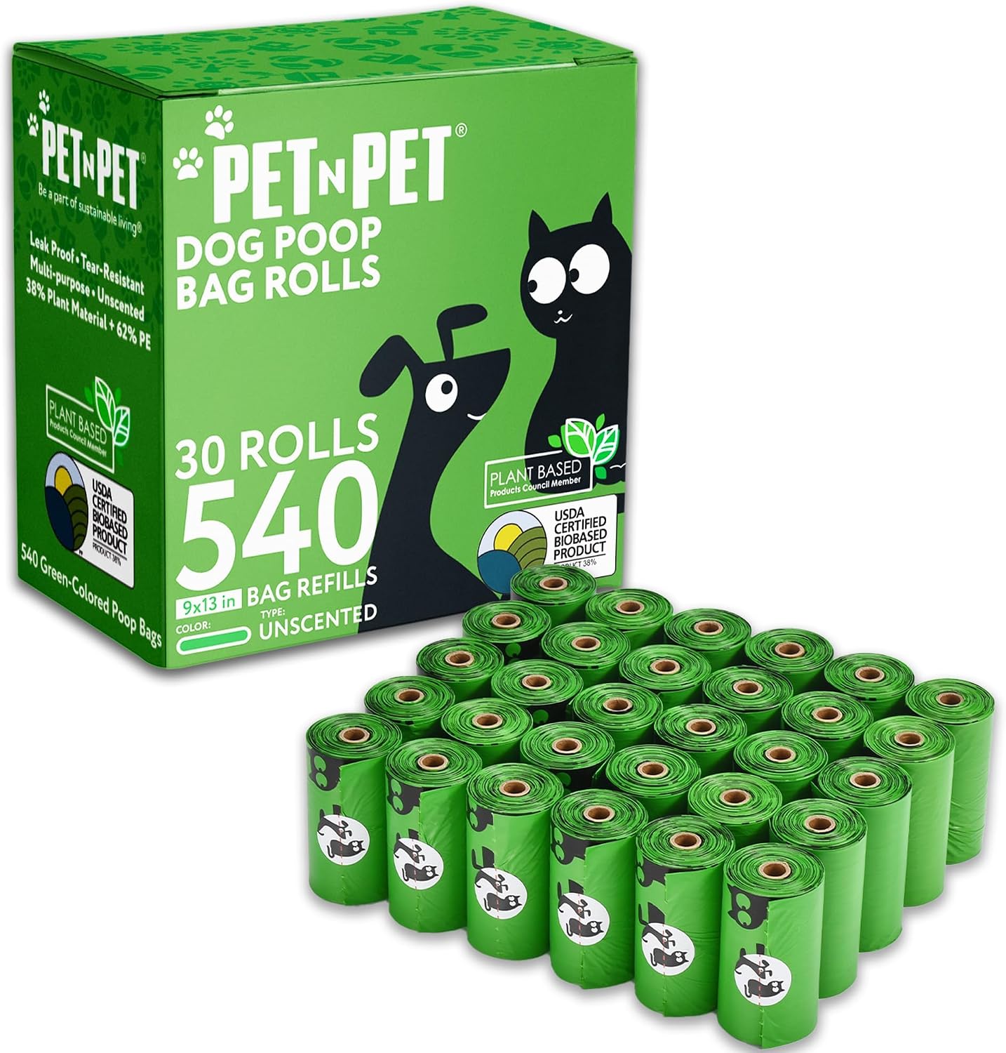 Detalle de PET N PET Dog Poo Bags 540 Count