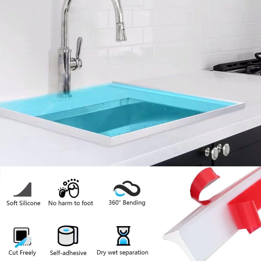Detalle 2 de Silicone shower seal strip 20mm x 12mm