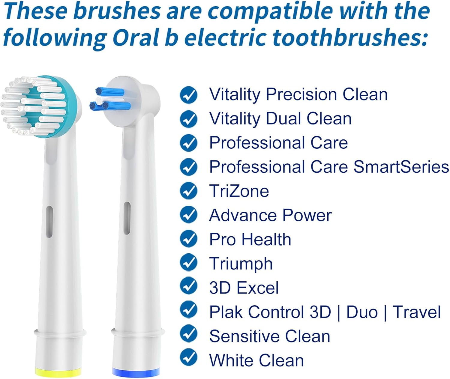 Thumbnail 5 de 8 Count Interspace & 8 Count Ortho Care Brush Heads for Oral-B Electric Toothbrushes (Round head compatible)