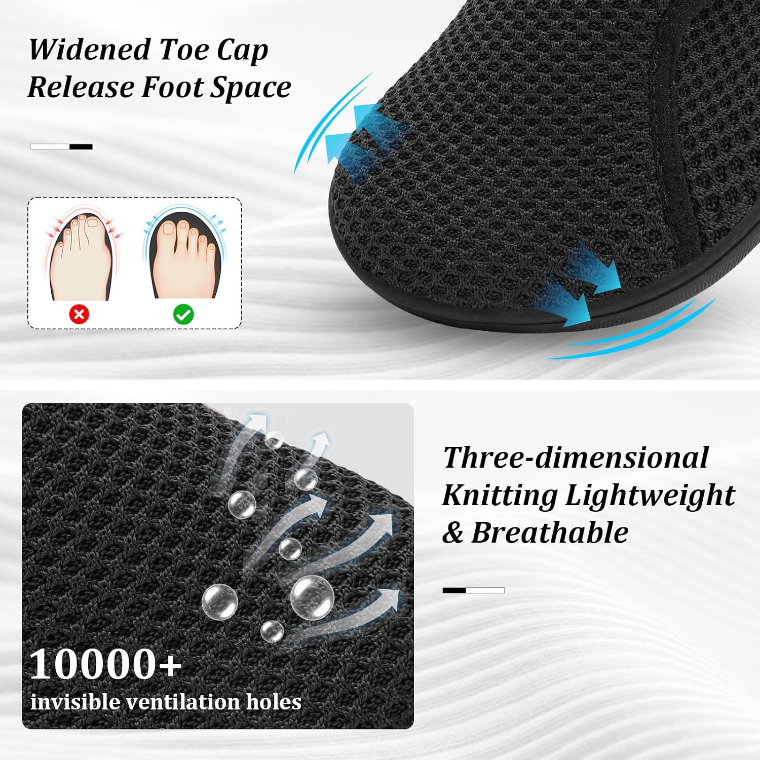 Thumbnail 2 de JOINFREE Women’s Barefoot Walking Shoes Wide Toe Box: Zero-Drop, Non-Slip Comfort Trainers for Swollen Feet