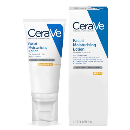 CeraVe AM Facial Moisturising Lotion SPF30 for Normal to Dry Skin (52ml)