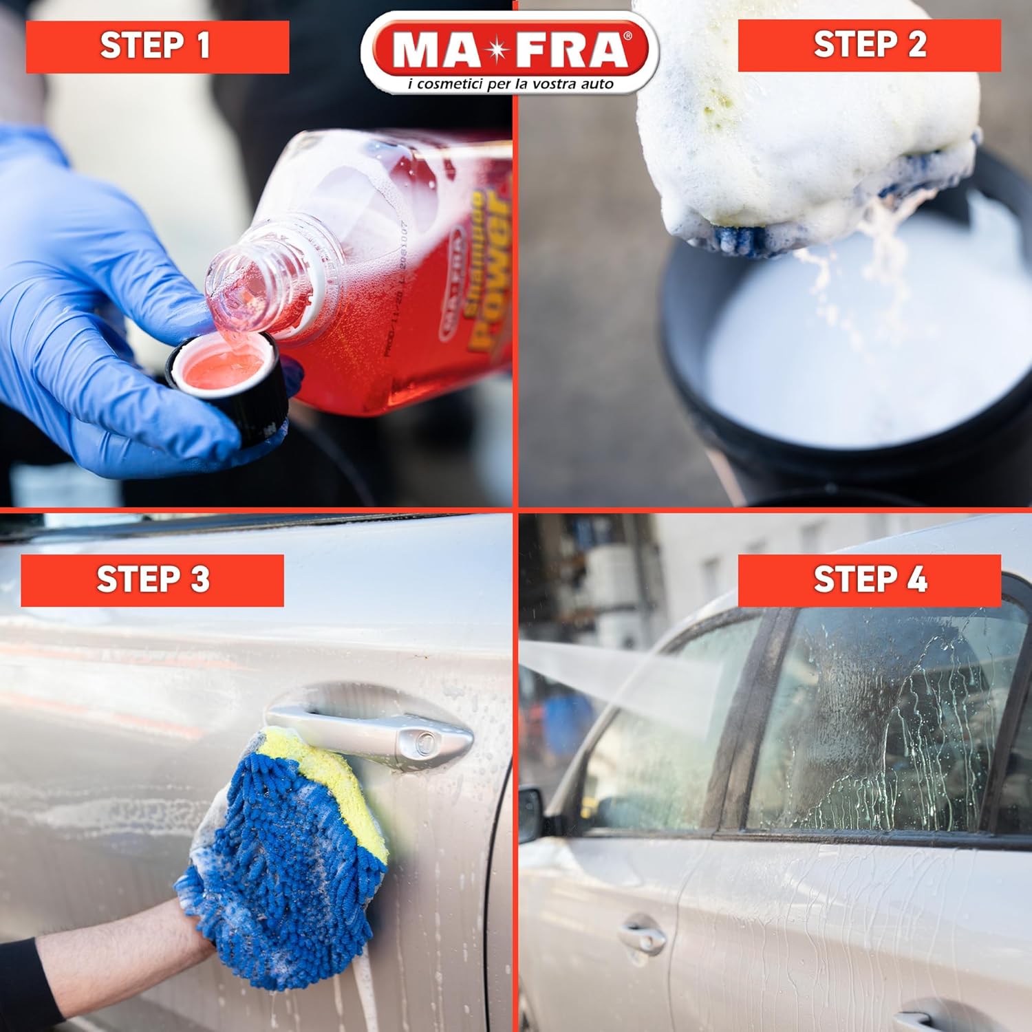 Thumbnail 4 de Power Shampoo Mafra — Nettoyant automobile dégraissant concentré, 1000 ml