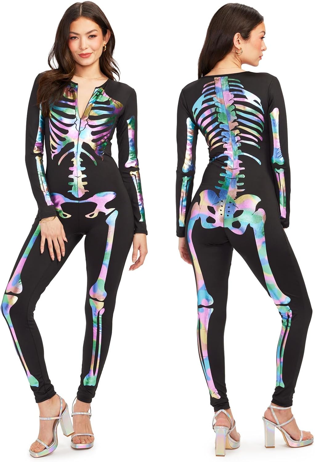 Thumbnail 6 de Tipsy Elves Skeleton Bodysuit Polyester-Spandex