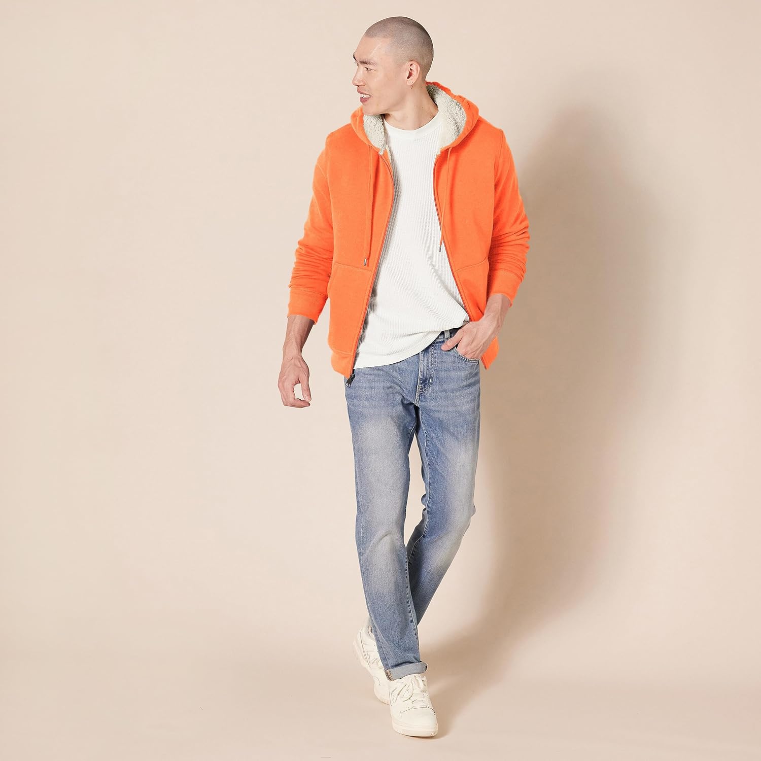 Thumbnail 3 de Amazon Essentials Herren-Hoodie mit Sherpa-Futter und durchgehendem Reißverschluss