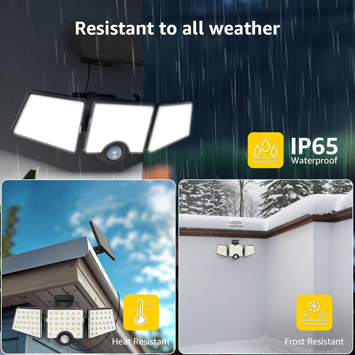 Thumbnail 4 de Lepro Solarlampen für Außen mit Bewegungsmelder (2er-Set) und separatem Solarmodul – IP65