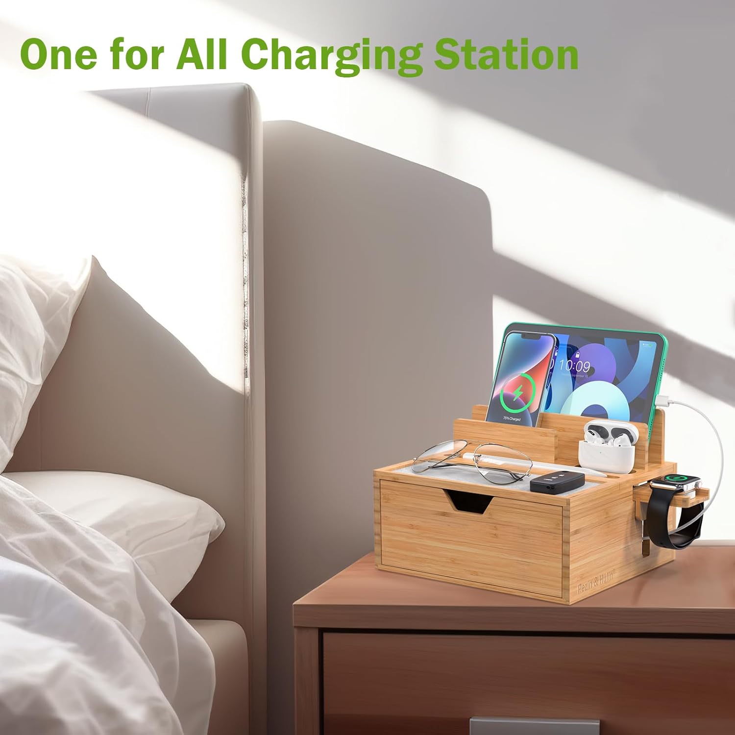 Thumbnail 4 de Pezin & Hulin Bamboo Charging Dock Rack