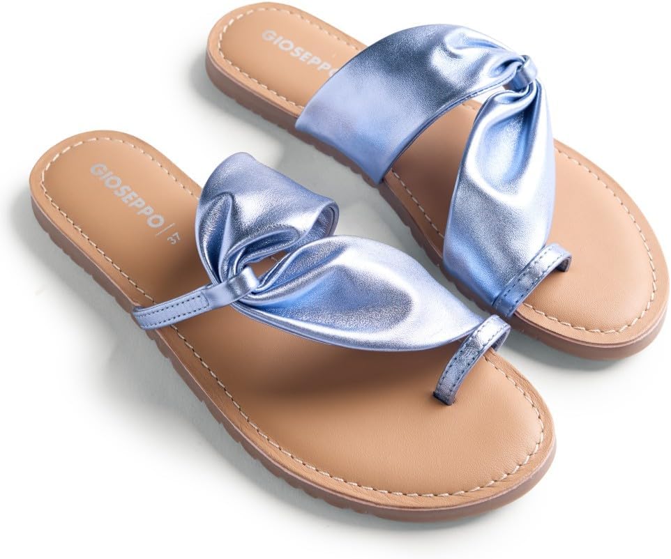 Detalle de GIOSEPPO Femme Kiserian Talon Ouvert – Sandales en cuir à talon ouvert