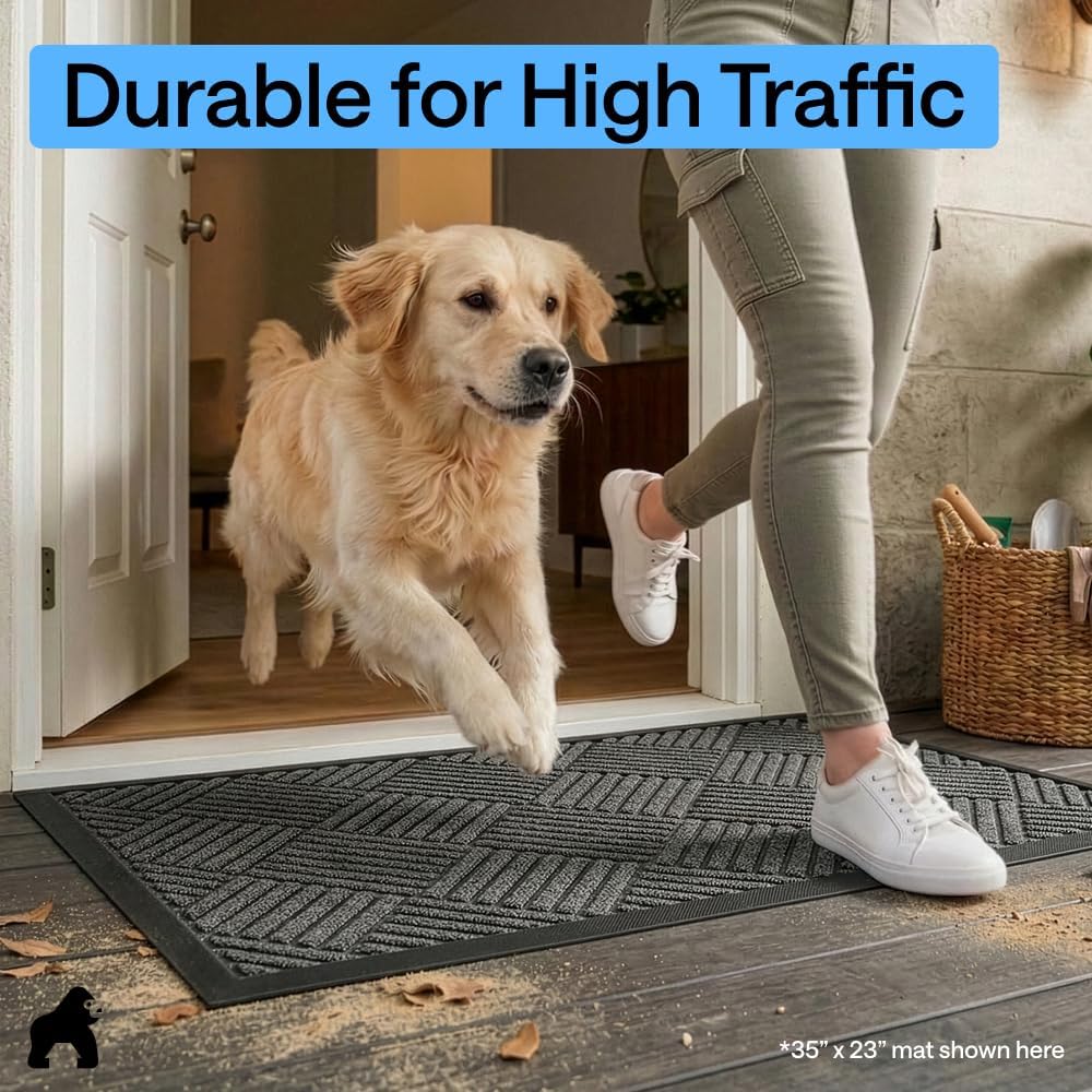 Thumbnail 6 de Gorilla Grip WeatherMax Doormat 17x29 🏠