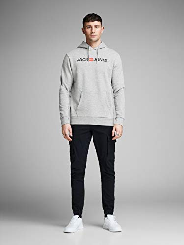 Thumbnail 8 de JACK & JONES Jjecorp Logo Sweat Hood: sudadera con capucha y bolsillo frontal para diario