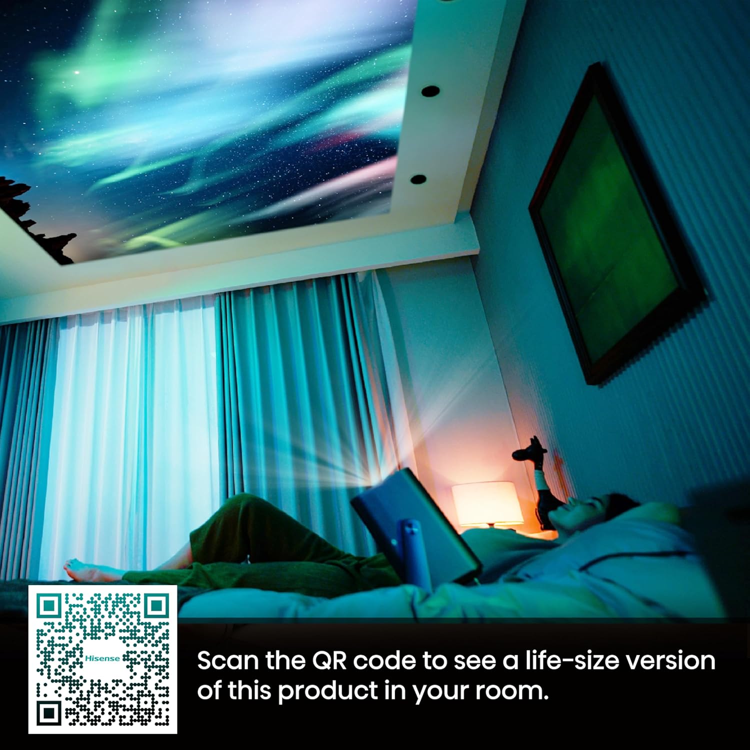 Thumbnail 3 de Hisense 4K Trichroma Mini Laser Projector C2TUK (65–300") with Dolby Vision & Atmos and JBL audio