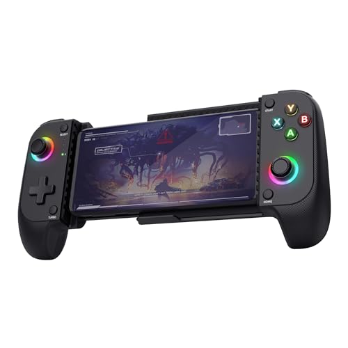 Detalle de GXTrust Mylox Controller per Telefono Bluetooth: gamepad wireless con grip stabile e LED RGB