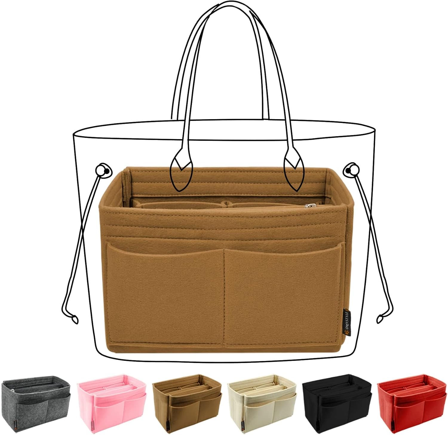 Detalle 2 de OMYSTYLE Purse Organizer Insert M 9.6 x 5.1