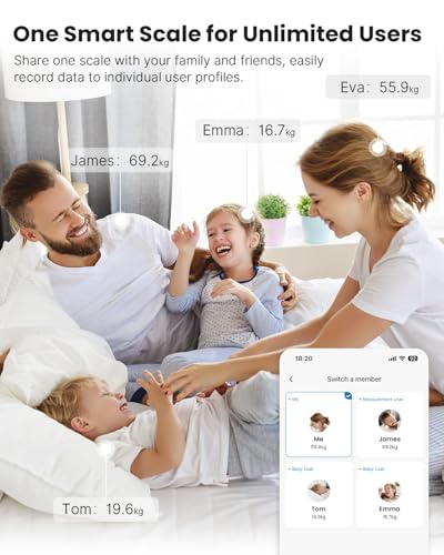 Thumbnail 4 de RENPHO Elis 1: báscula de baño digital con análisis corporal y app Bluetooth