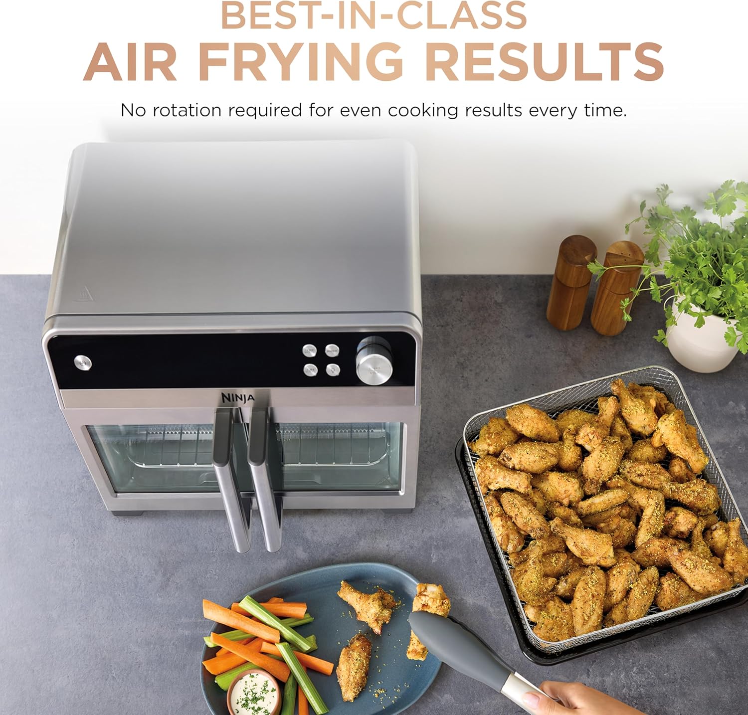 Thumbnail 3 de Ninja FO101 French Door Premier Air Fryer 5-qt