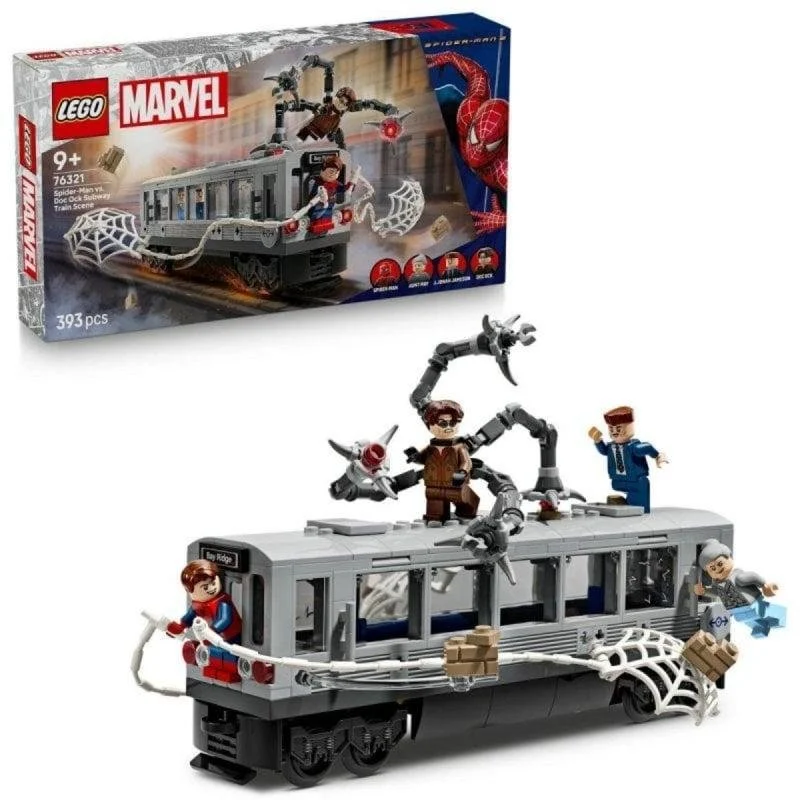 Detalle de Set LEGO Marvel Spider-Man vs. Doc Ock 76321 — 393 piezas para coleccionistas de LEGO