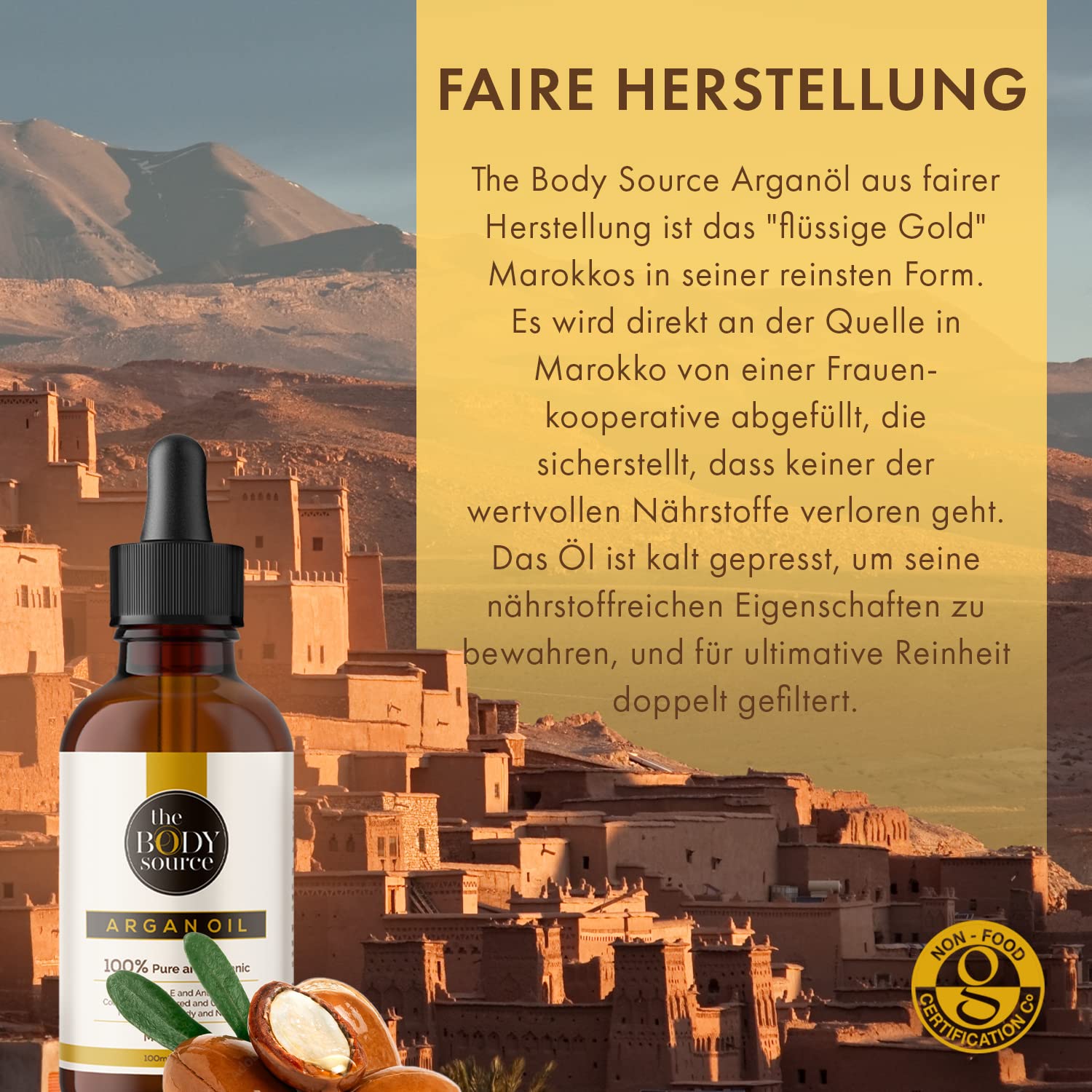 Thumbnail 6 de The Body Source Arganöl 100 ml Öl für Haut und Haare