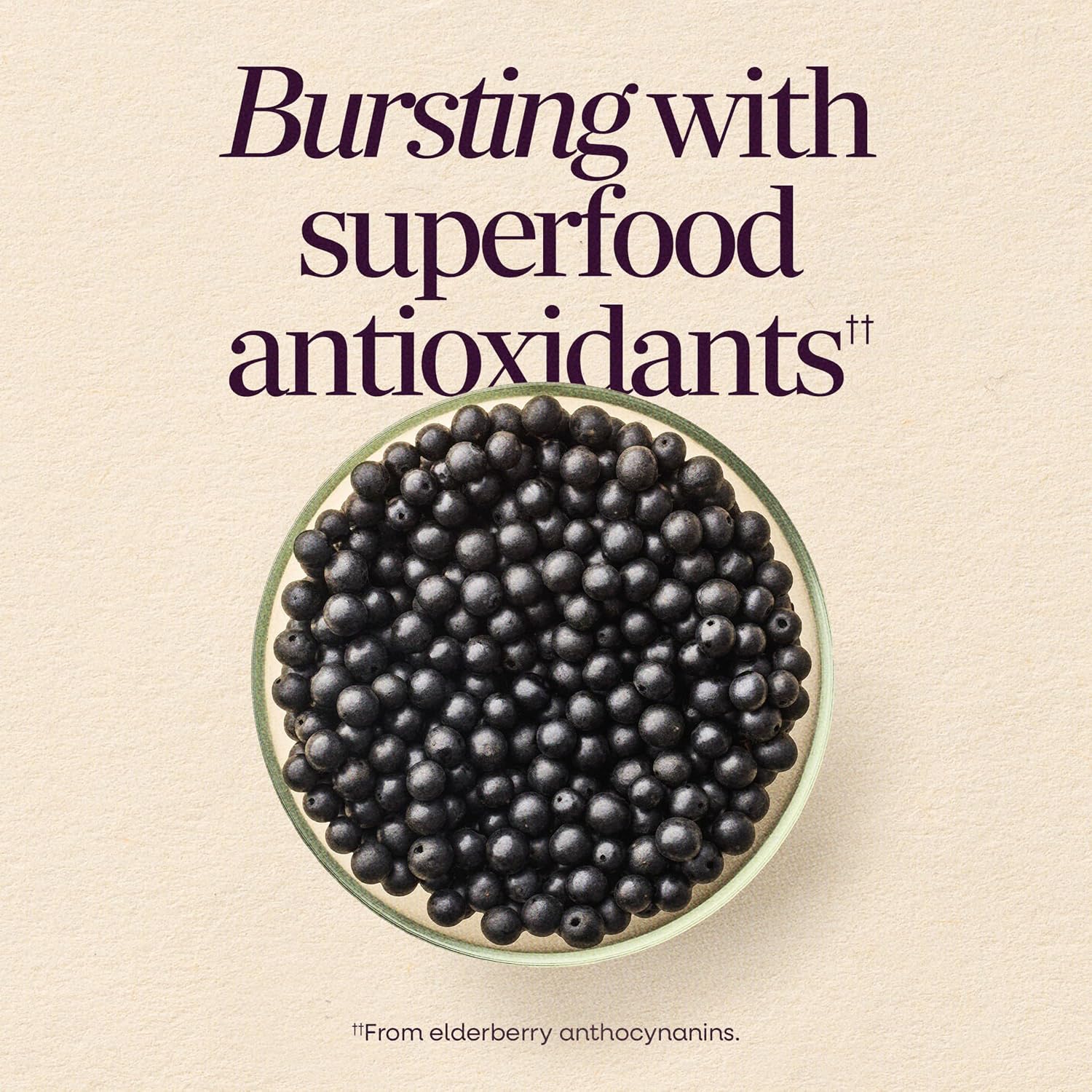Detalle de Nature's Way Sambucus Elderberry Gummies for Immune Support (Ages 4+) 60 ct