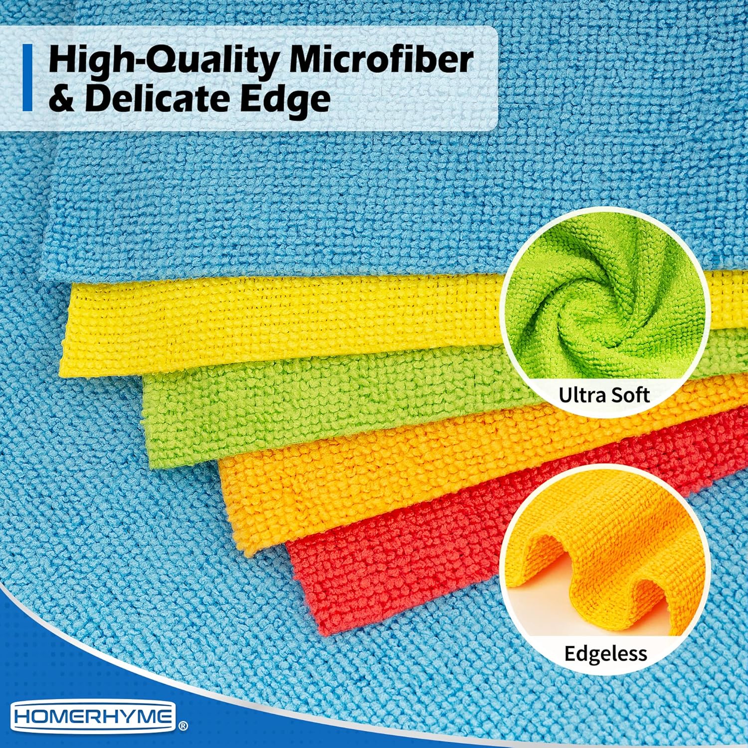 Thumbnail 4 de HOMERHYME Microfiber Cleaning Cloth 11.5" 🧽