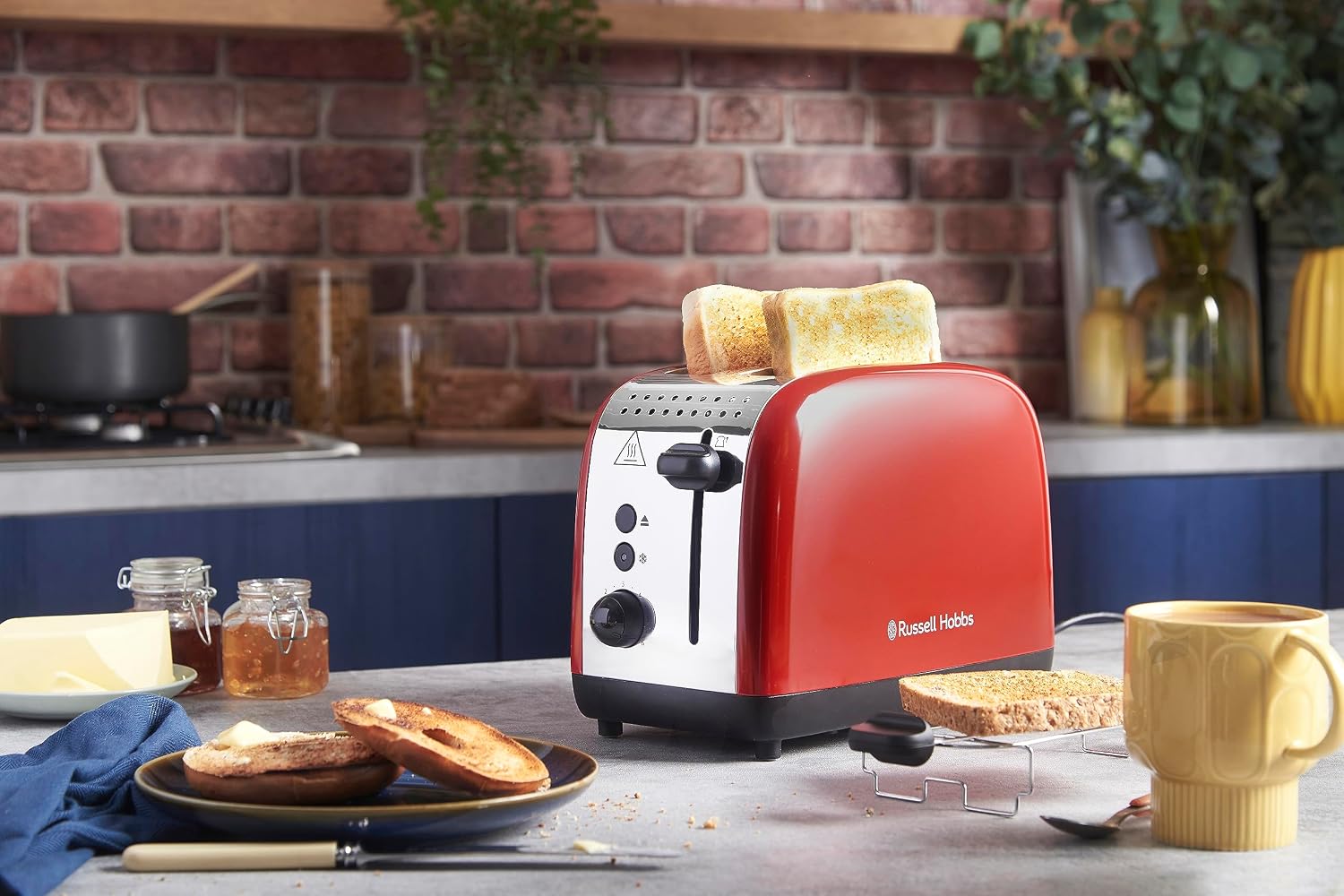 Detalle 2 de Russell Hobbs Grille pain Colours Plus Inox 1600W
