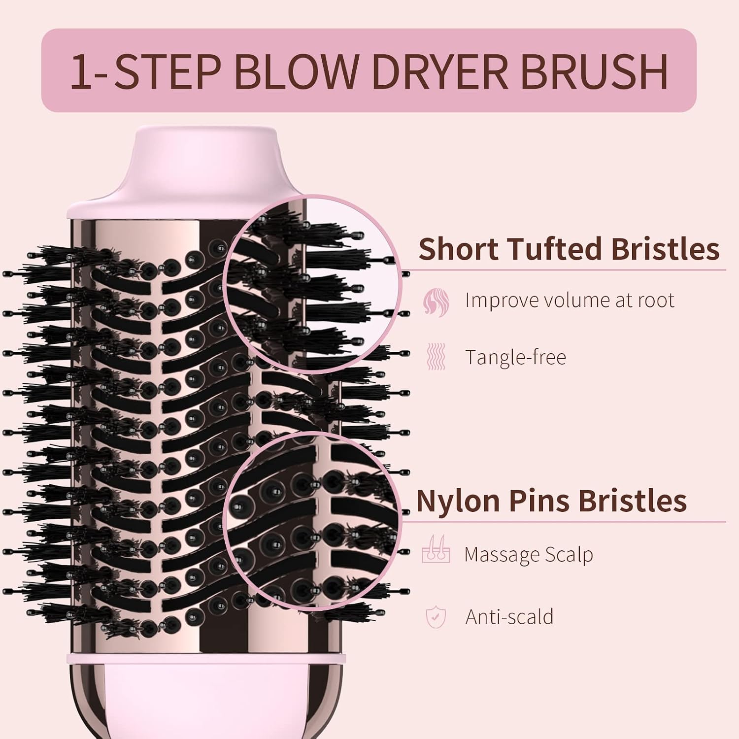 Detalle de Umeely Hair Dryer Brush 4-in-1