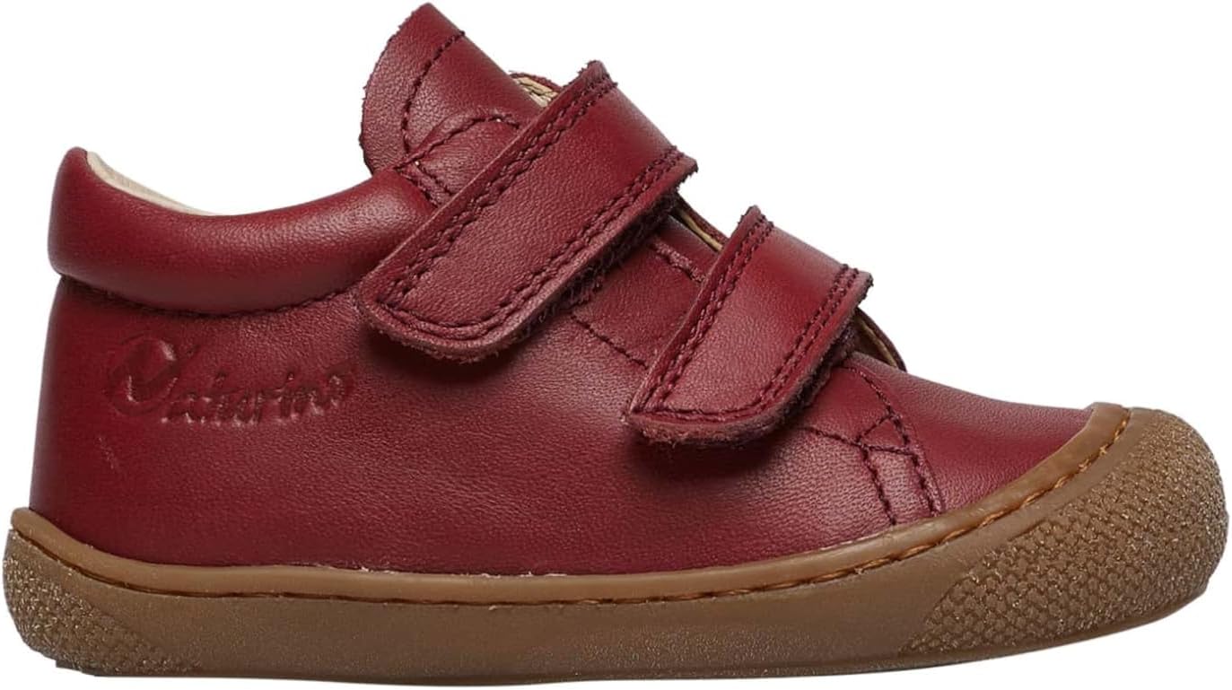 Detalle de Naturino Cocoon VL-Leather First-Steps Shoes: pelle e suola in gomma per i primi passi