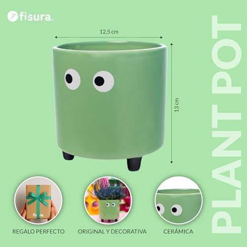 Thumbnail 1 de Fisura Macetero Original ojos 13 x 12,5 cm