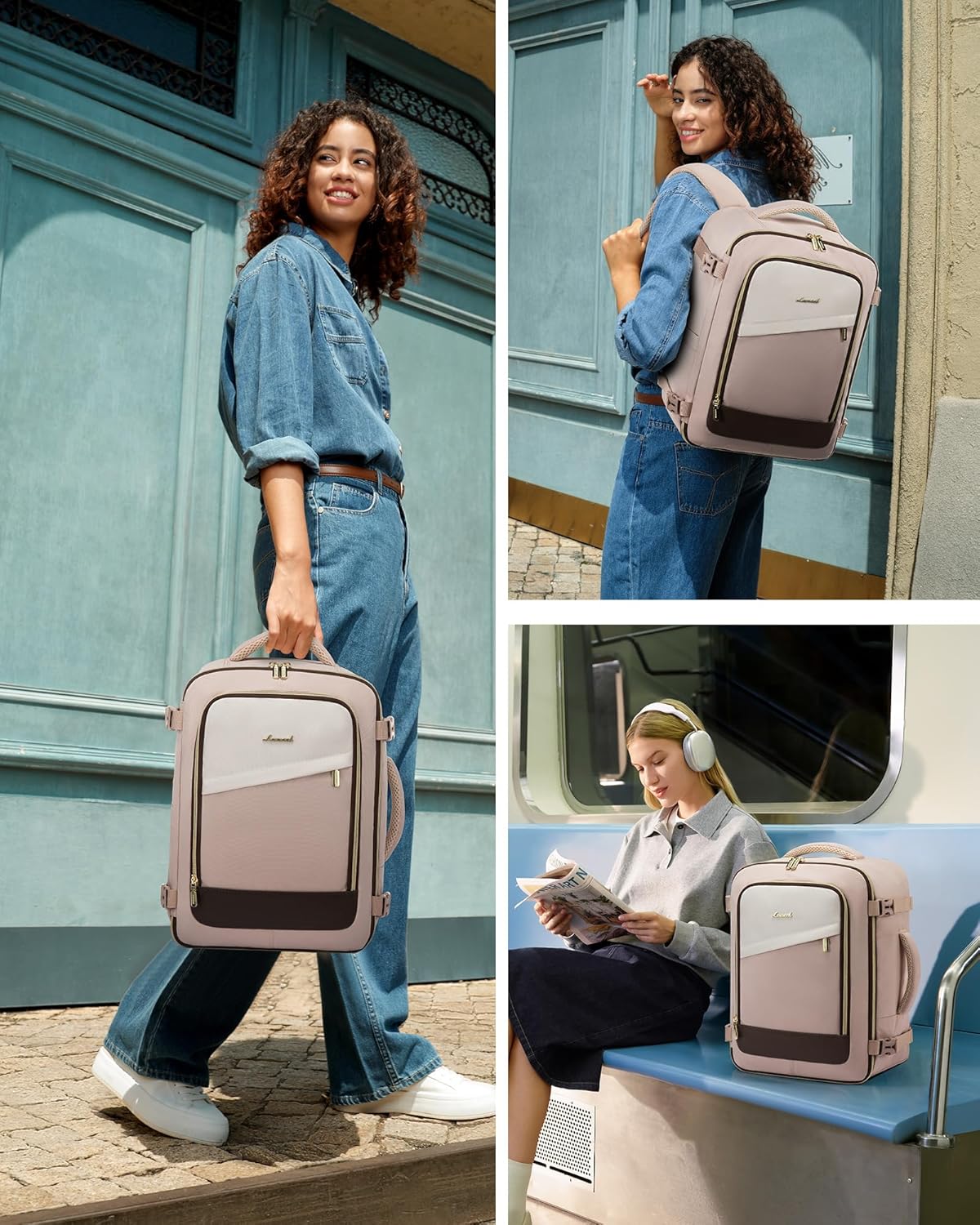 Detalle 2 de LOVEVOOK Ryanair Handgepäck Rucksack 40x30x20