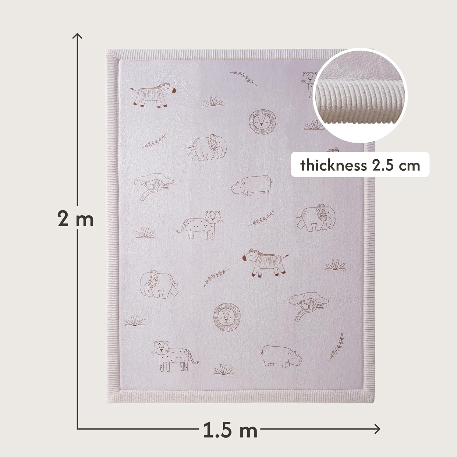 Thumbnail 1 de Hakuna Matte Cloud-Soft baby play mat 170x120cm