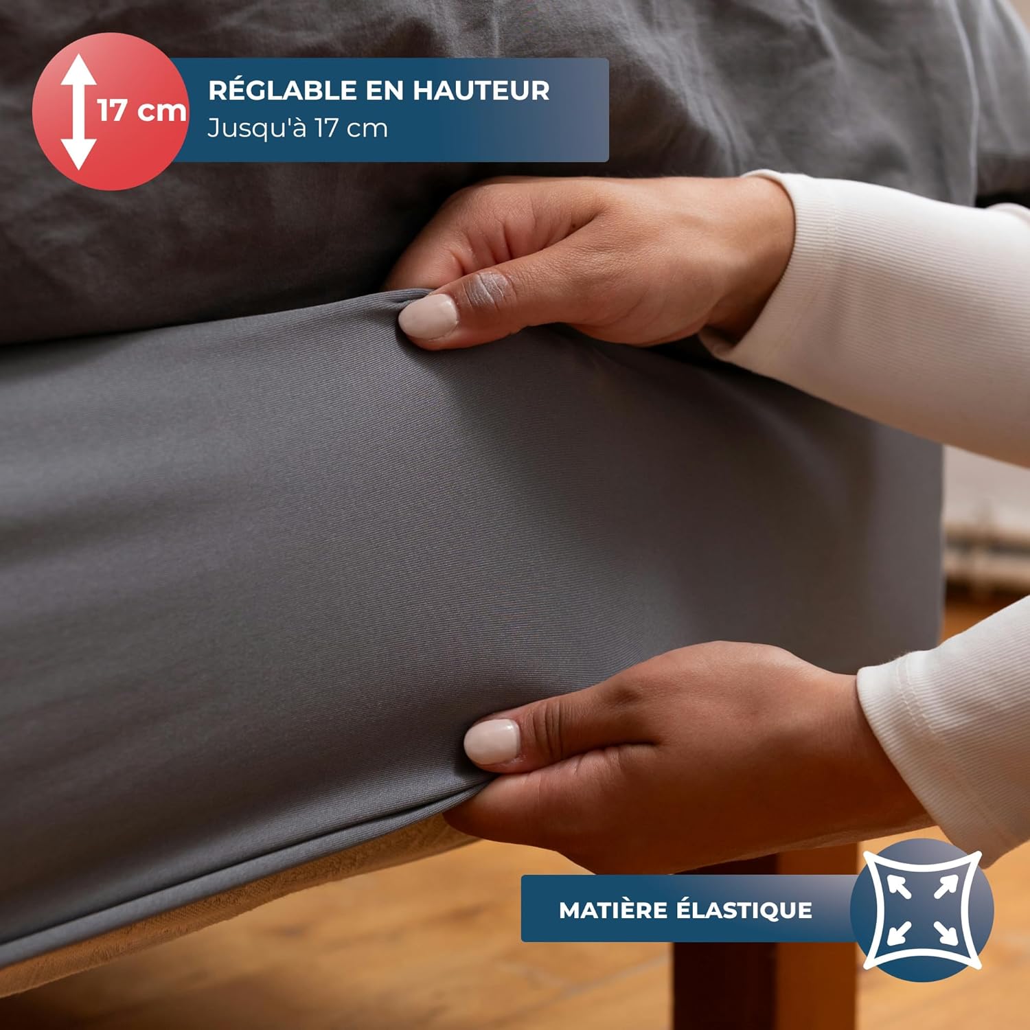Thumbnail 3 de Wrappybag Cache-Sommier 90 x 190 cm – Rénovez et Modernisez Votre Sommier