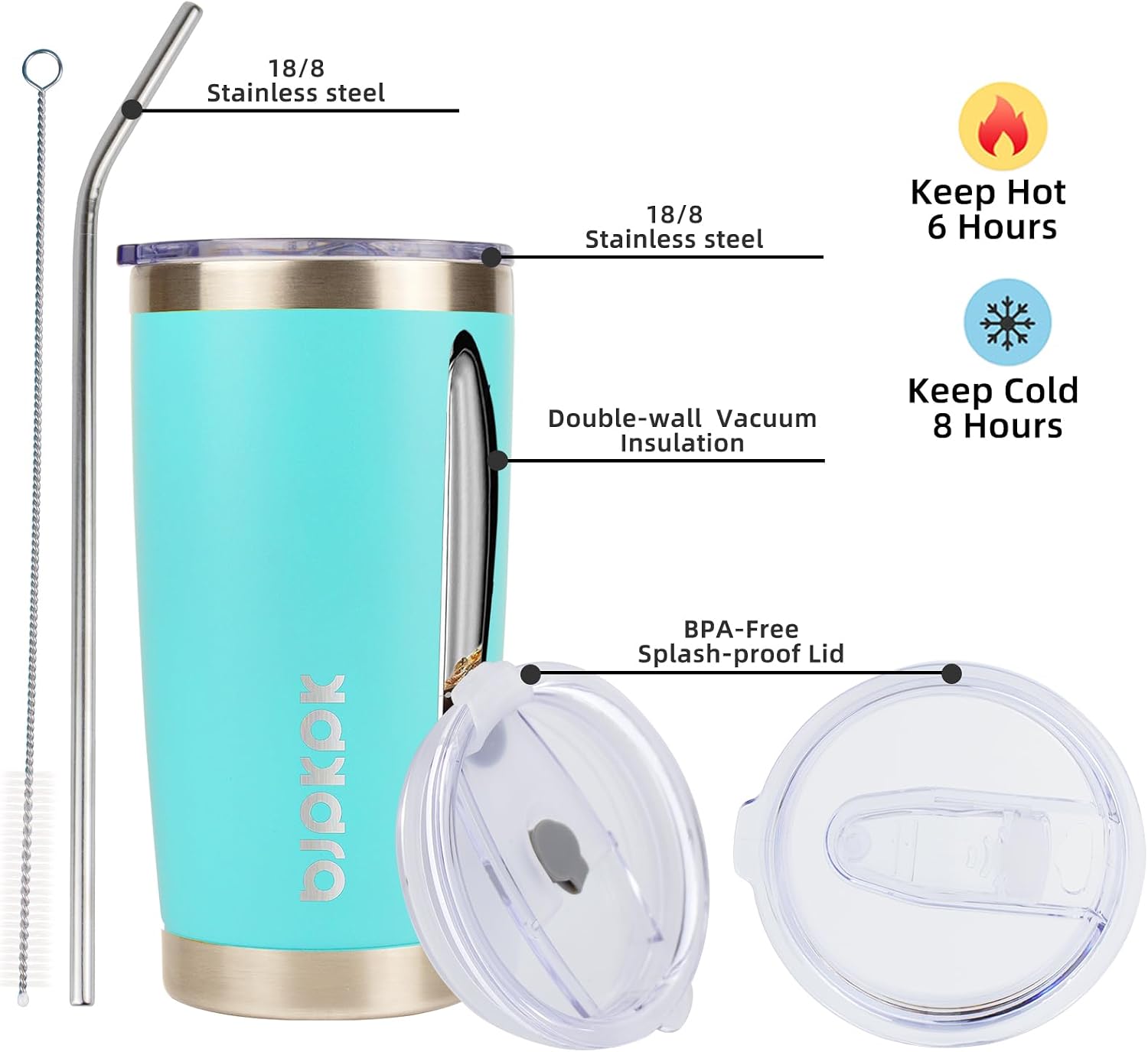 Detalle 2 de BJPKPK Tumbler, 20 oz