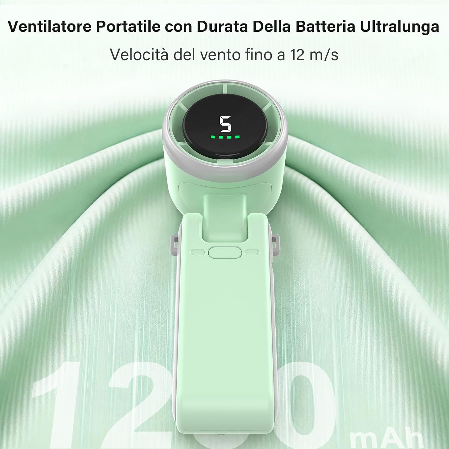 Thumbnail 6 de KARFUN Ventilatore Portatile: Mini, pieghevole a 180°, ricaricabile e compatto