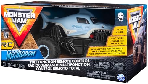 Detalle de MONSTER JAM Megalodon: Veicolo Radiocomandato 1:24, 2,4 GHz, fino a 76 m
