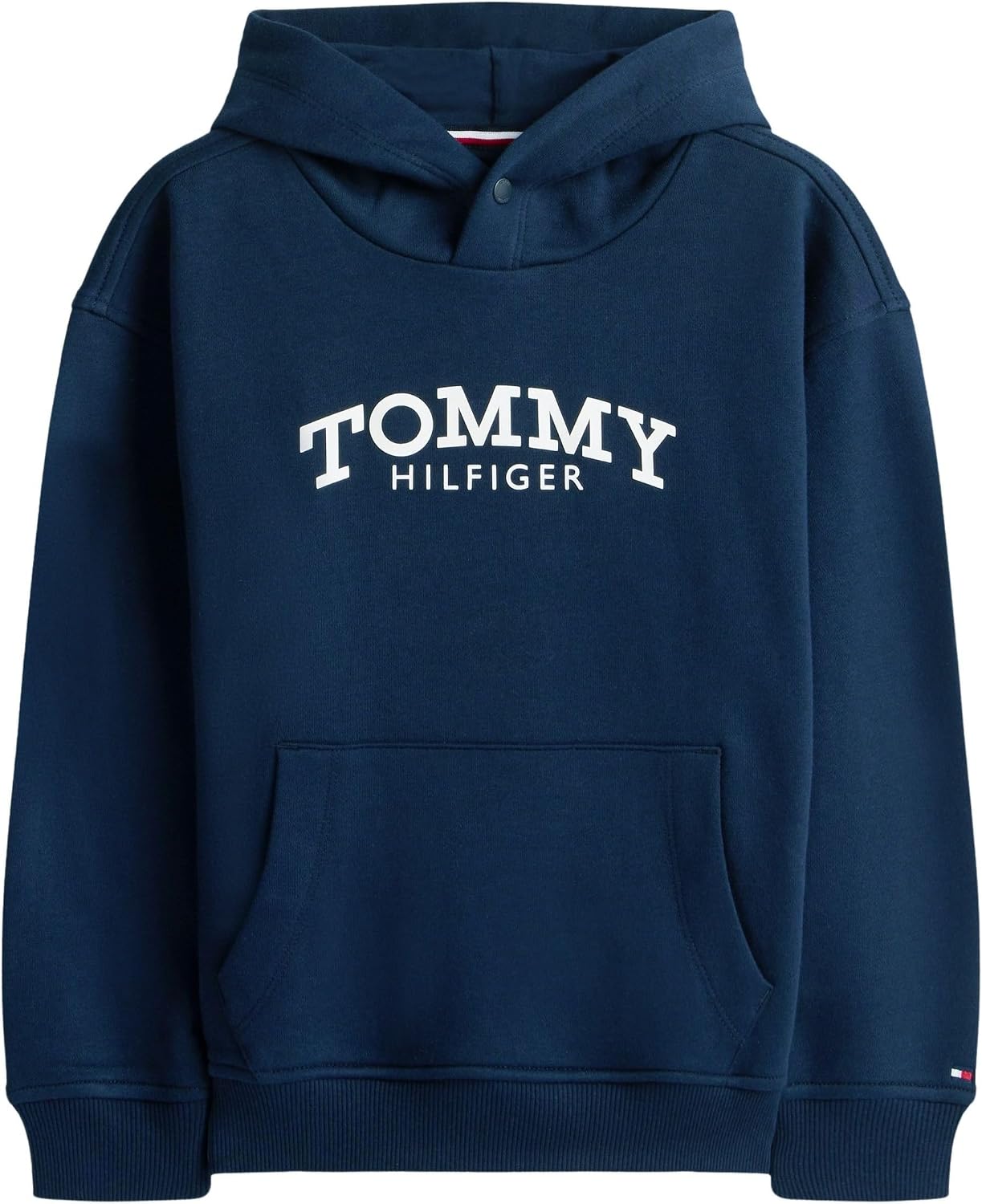Detalle de Tommy Hilfiger Monotype Print Hoodie Kb0kb10028 – Felpa con cappuccio Bambini e Ragazzi