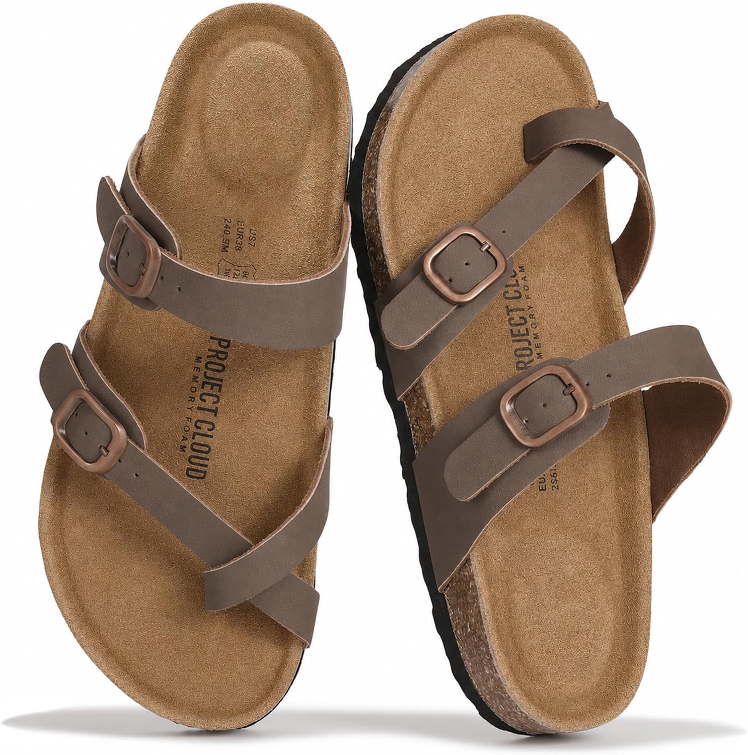 Detalle de Project Cloud Women's Genuine Leather Sandals