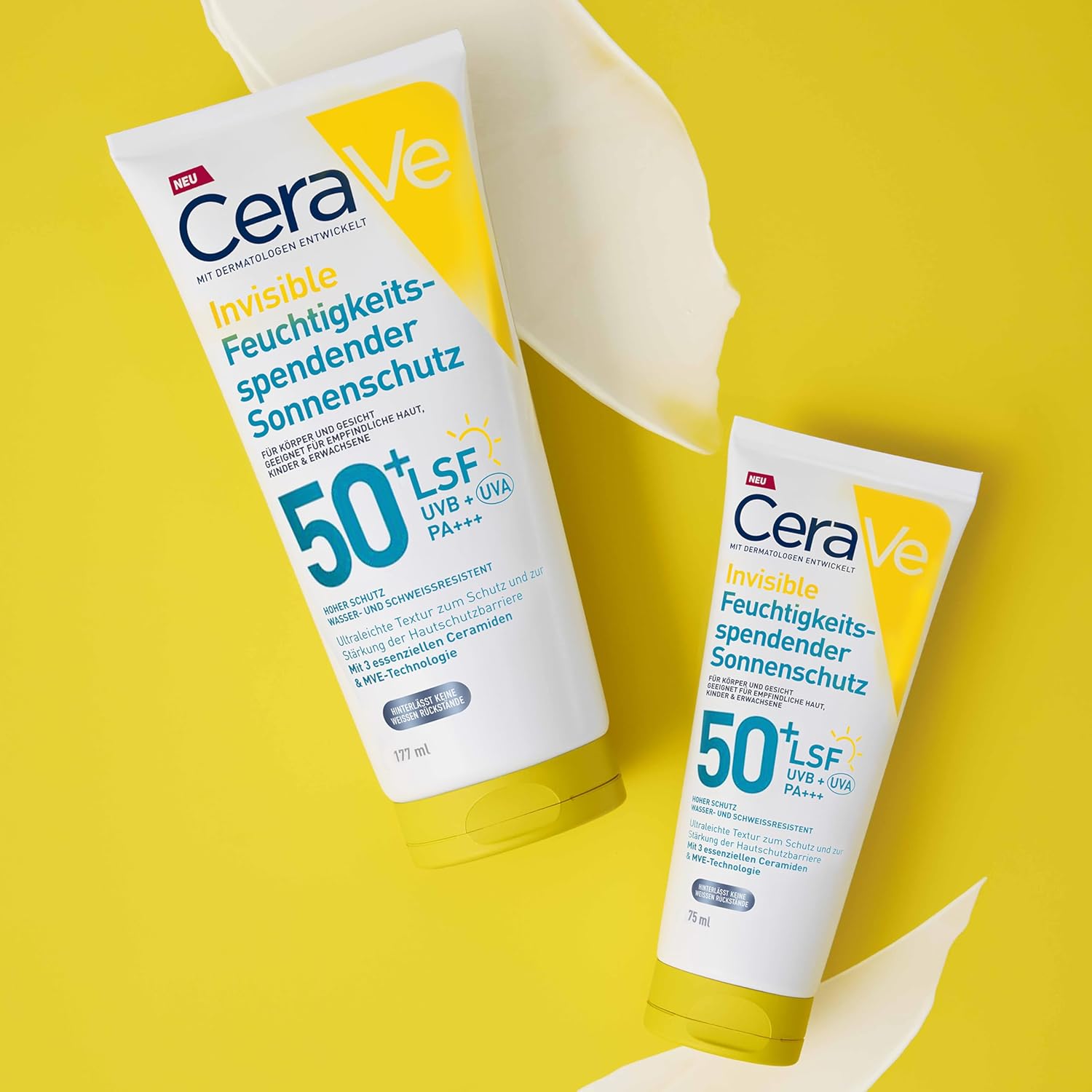 Detalle 2 de CeraVe Invisible Feuchtigkeitsspendender Sonnenschutz SPF 50+ – Unsichtbarer Schutz mit Feuchtigkeit