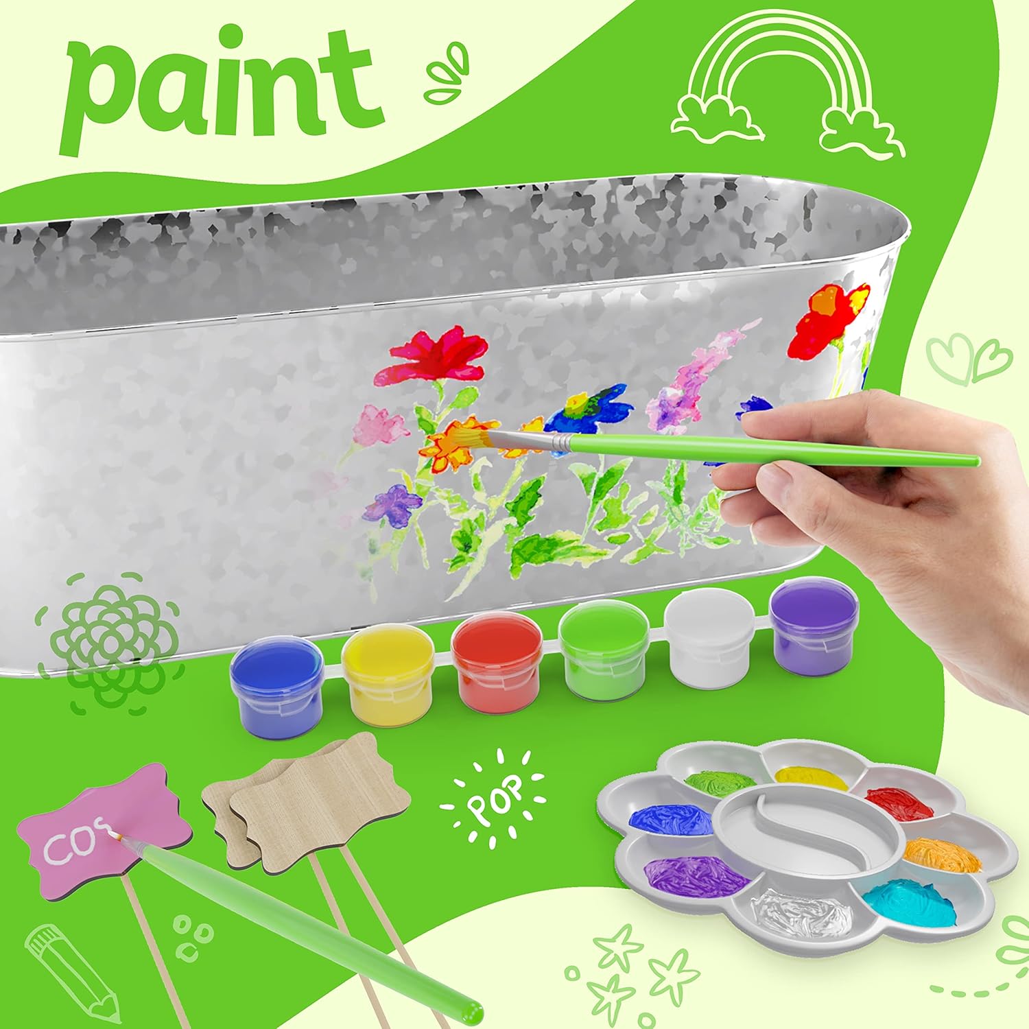 Thumbnail 2 de Dan&Darci Paint & Plant Flower Kit