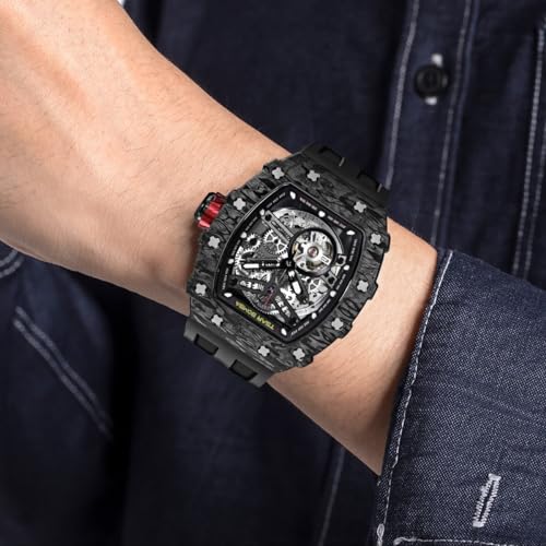 Detalle de TSAR BOMBA TB-8204: Reloj automático masculino en acero 316 con zafiro y movimiento japonés